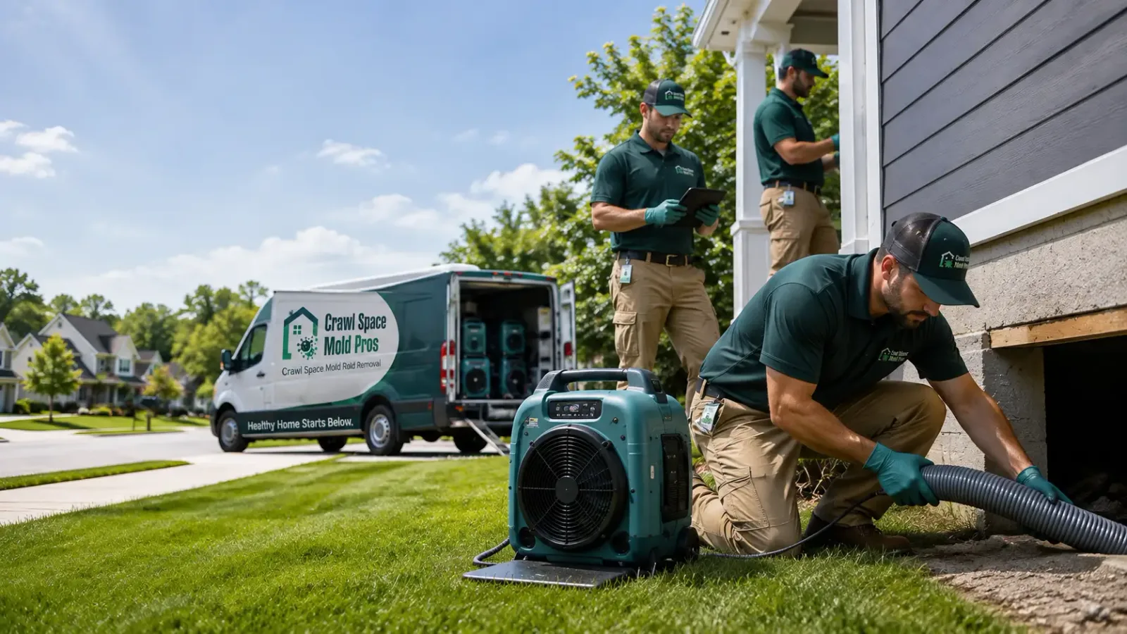 Crawl Space Mold Removal in Martelle, IA